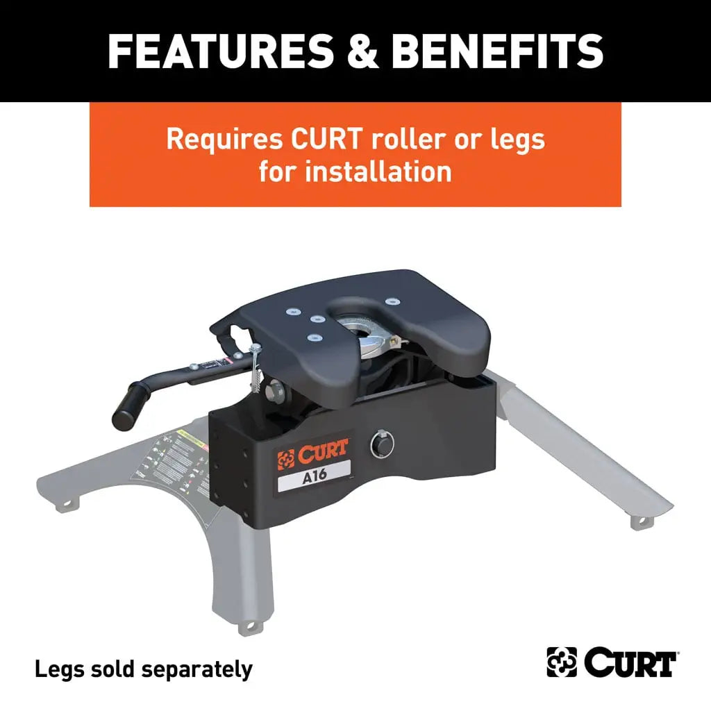 CURT A16 5th Wheel Hitch Head | 16520 | 16K | Head Only