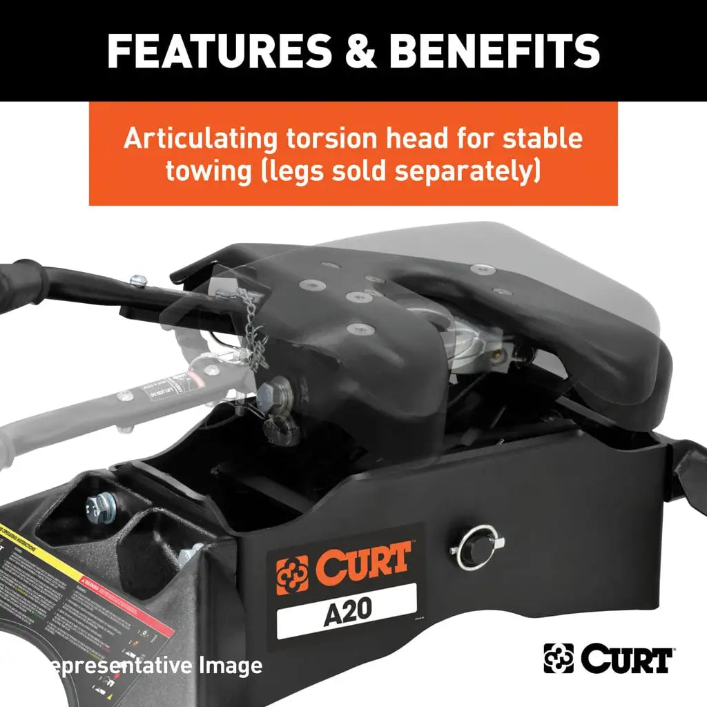 CURT A20 5th Wheel Hitch Head | 16540 | 20K | Head Only