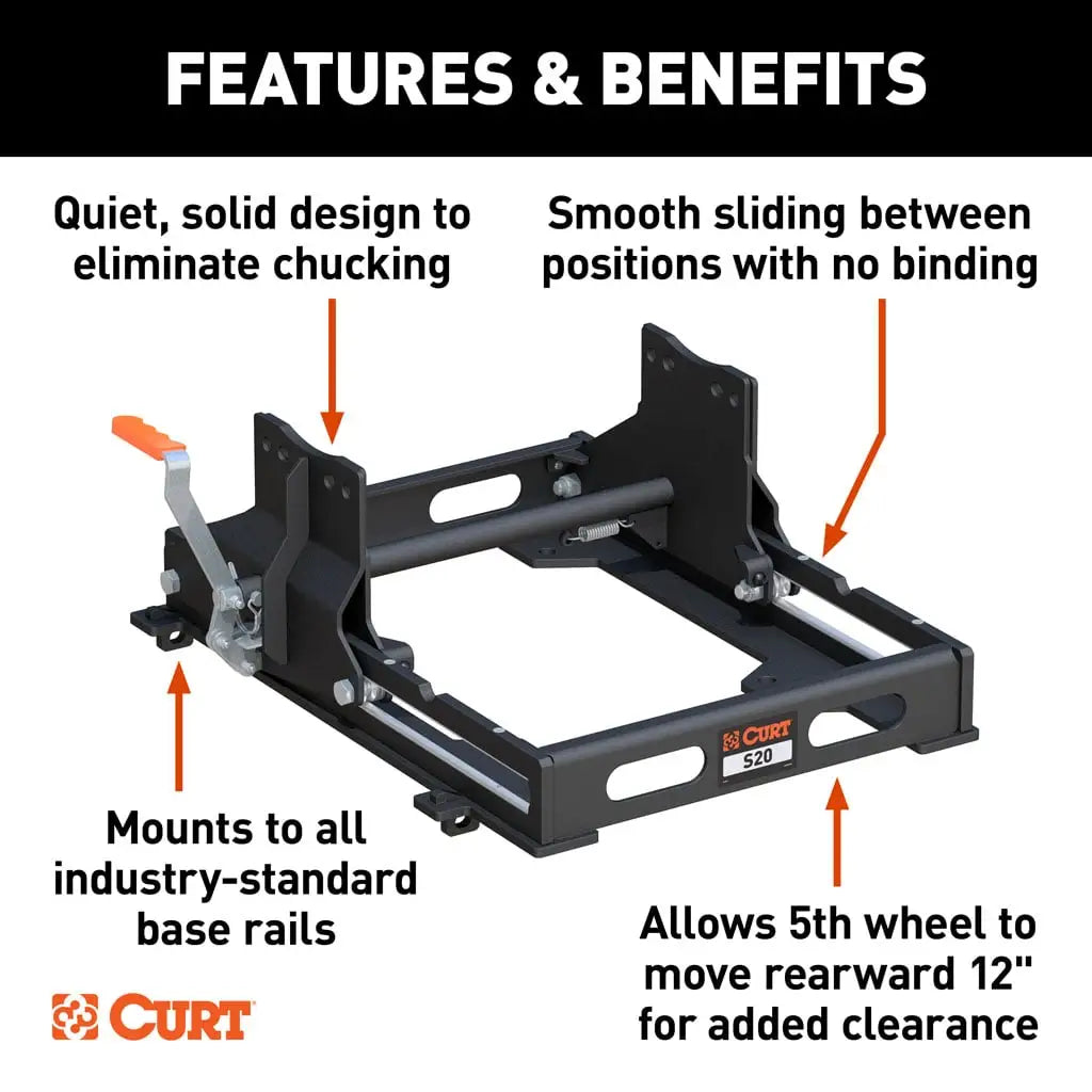 CURT S20 5th Wheel Slider (20K) | 16564