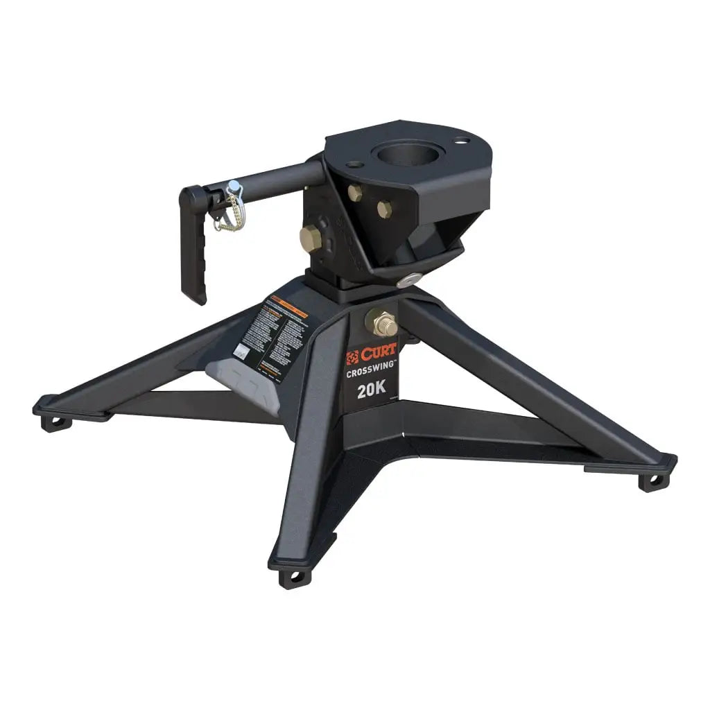 CURT CrossWing 20K 5th Wheel Hitch | 16600 | Industry-Standard Rails