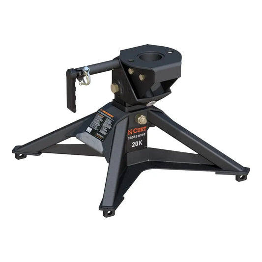 CURT CrossWing 20K 5th Wheel Hitch | 16600 | Industry-Standard Rails