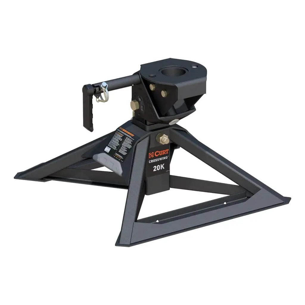 CURT CrossWing 20K 5th Wheel Hitch | 16602 | Single-Point Gooseneck (No Bed Protectors)
