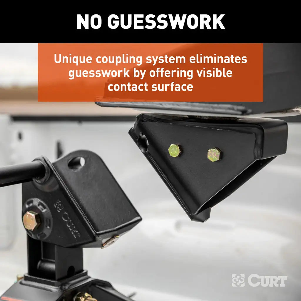 CURT CrossWing 20K 5th Wheel Hitch | 16602 | Single-Point Gooseneck (No Bed Protectors)