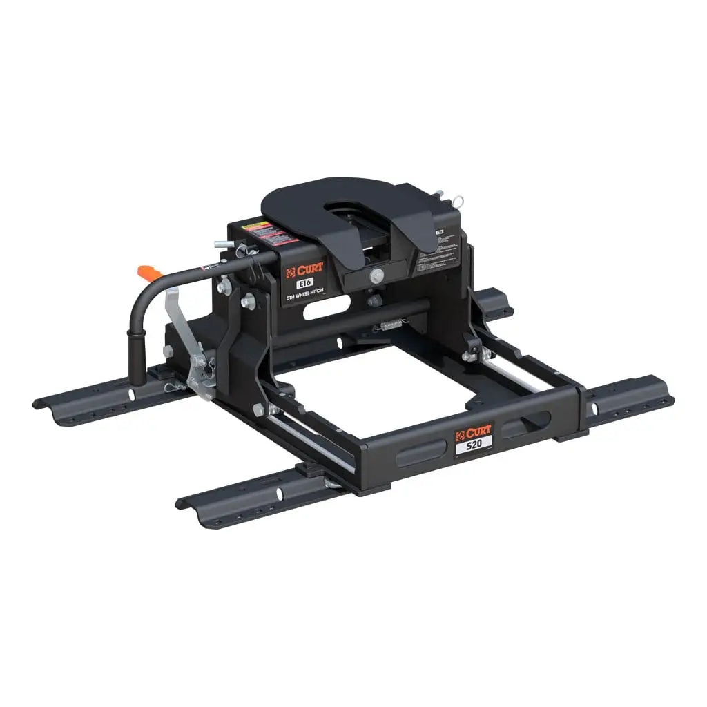 CURT E16 Sliding 5th Wheel Hitch | 16611 | 16K | Includes Rails