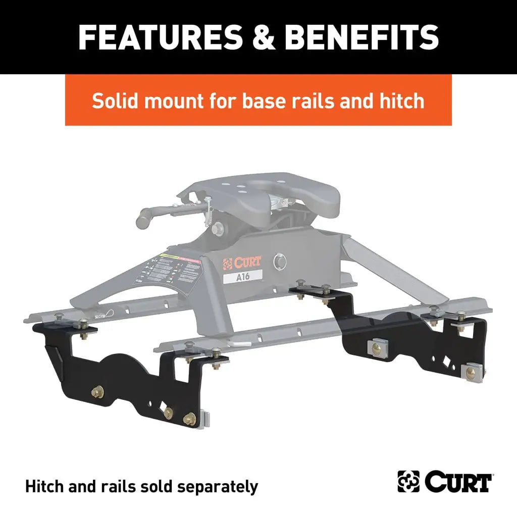 CURT Custom 5th Wheel Brackets | 16911 | Ford F-150