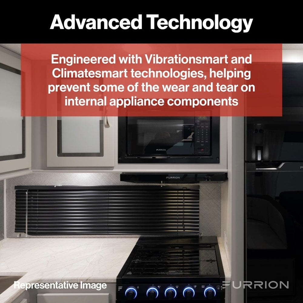 Furrion RV Microwave | FMSN09-BL | 0.9 Cu Ft | 900W | Black