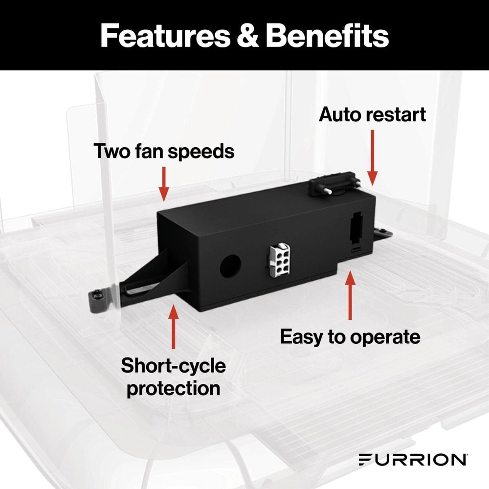 Furrion Chill Single-Zone RV AC Controller | FACC10ESSA-BL | R410A