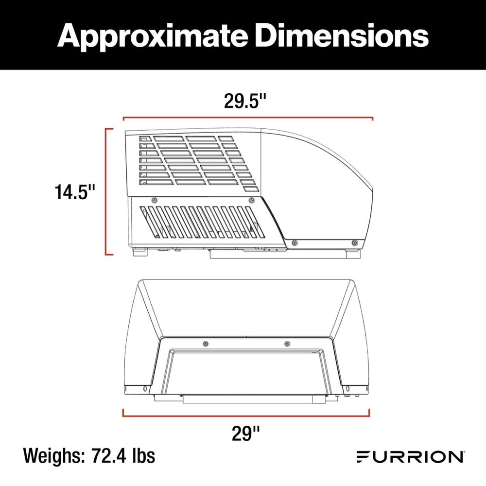 Furrion Chill Cube RV AC | 18K BTU | Variable Speed | Non-Ducted