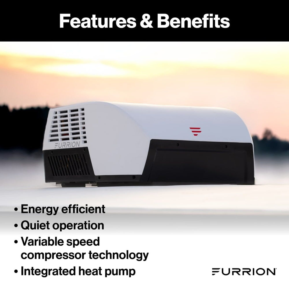Furrion Chill Cube RV AC + Heat Pump | 18K BTU | Non-Ducted | White