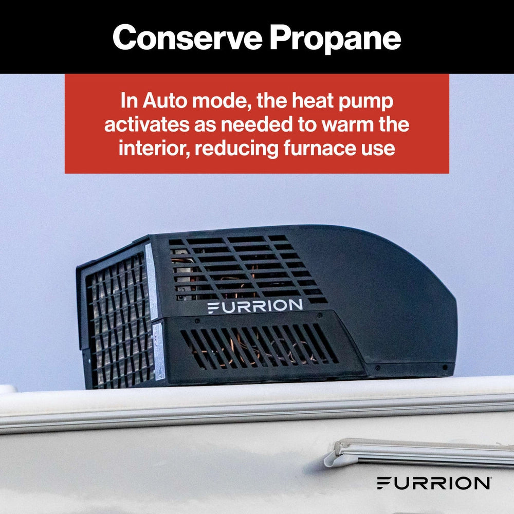 Furrion Chill Cube RV AC + Heat Pump | 18K BTU | Ducted | Black
