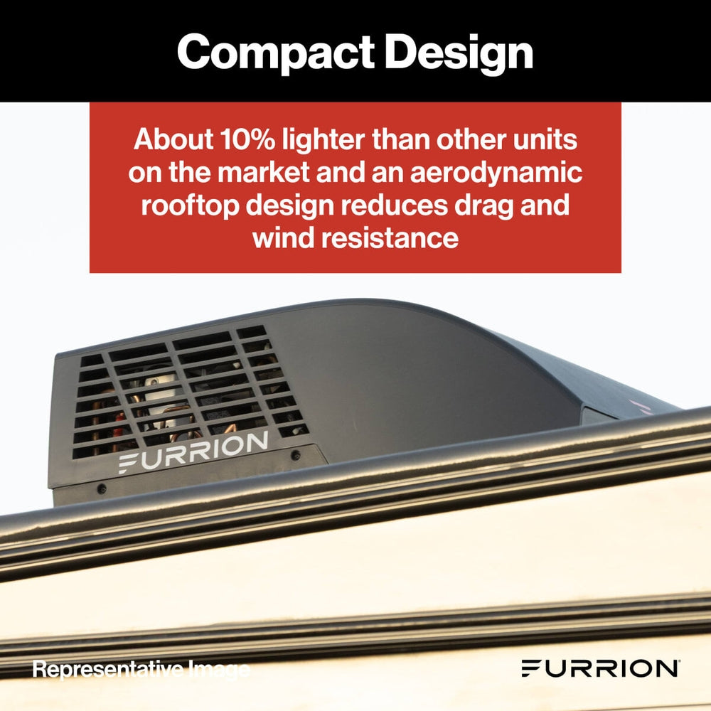 Furrion Chill Cube RV AC + Heat Pump | 18K BTU | Ducted | Black