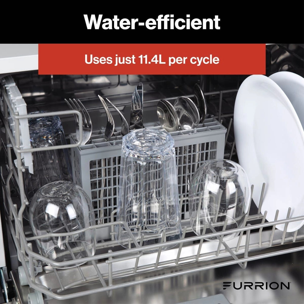 Furrion RV Countertop Dishwasher | FDW18SAC2-SS | 18" | Silver