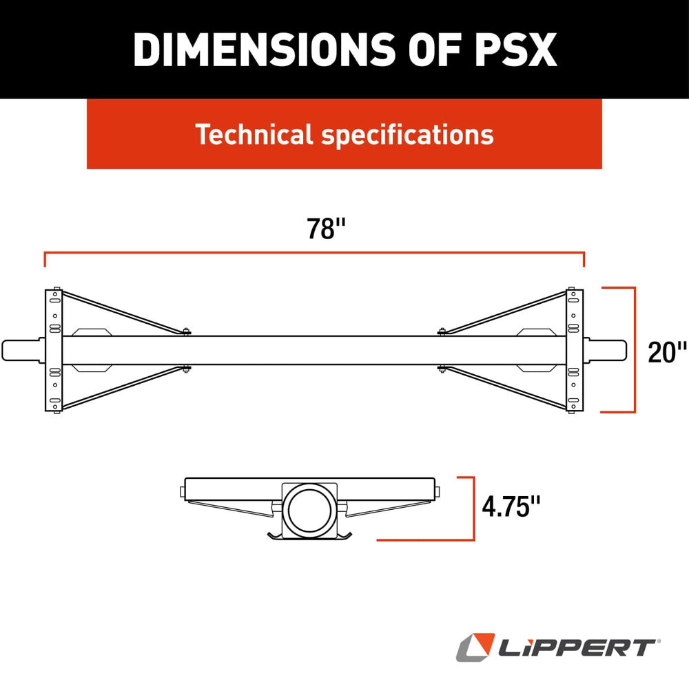 Lippert PSX2 High-Speed RV Power Stabilizer | 2025049967 | Dual Motor
