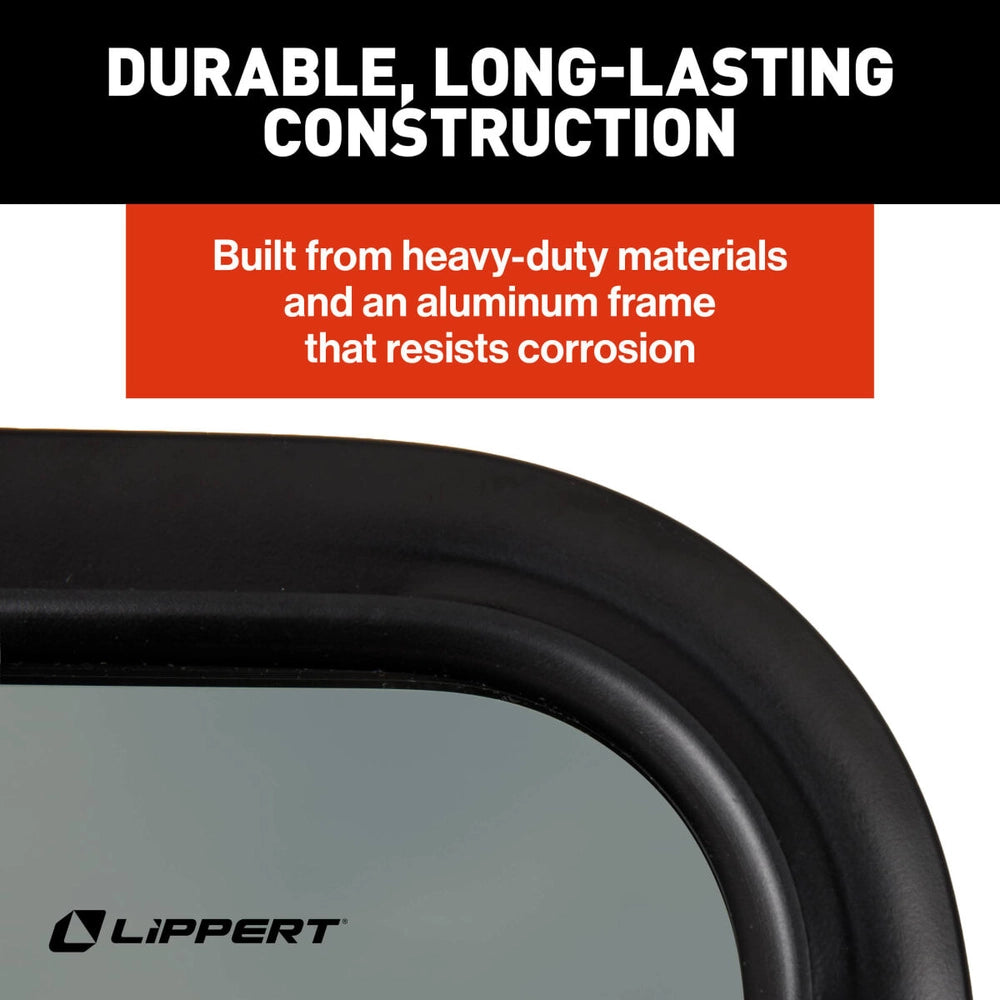 Lippert 8800 RV Window | Horizontal Slider Radius | 18"×22" | Kit