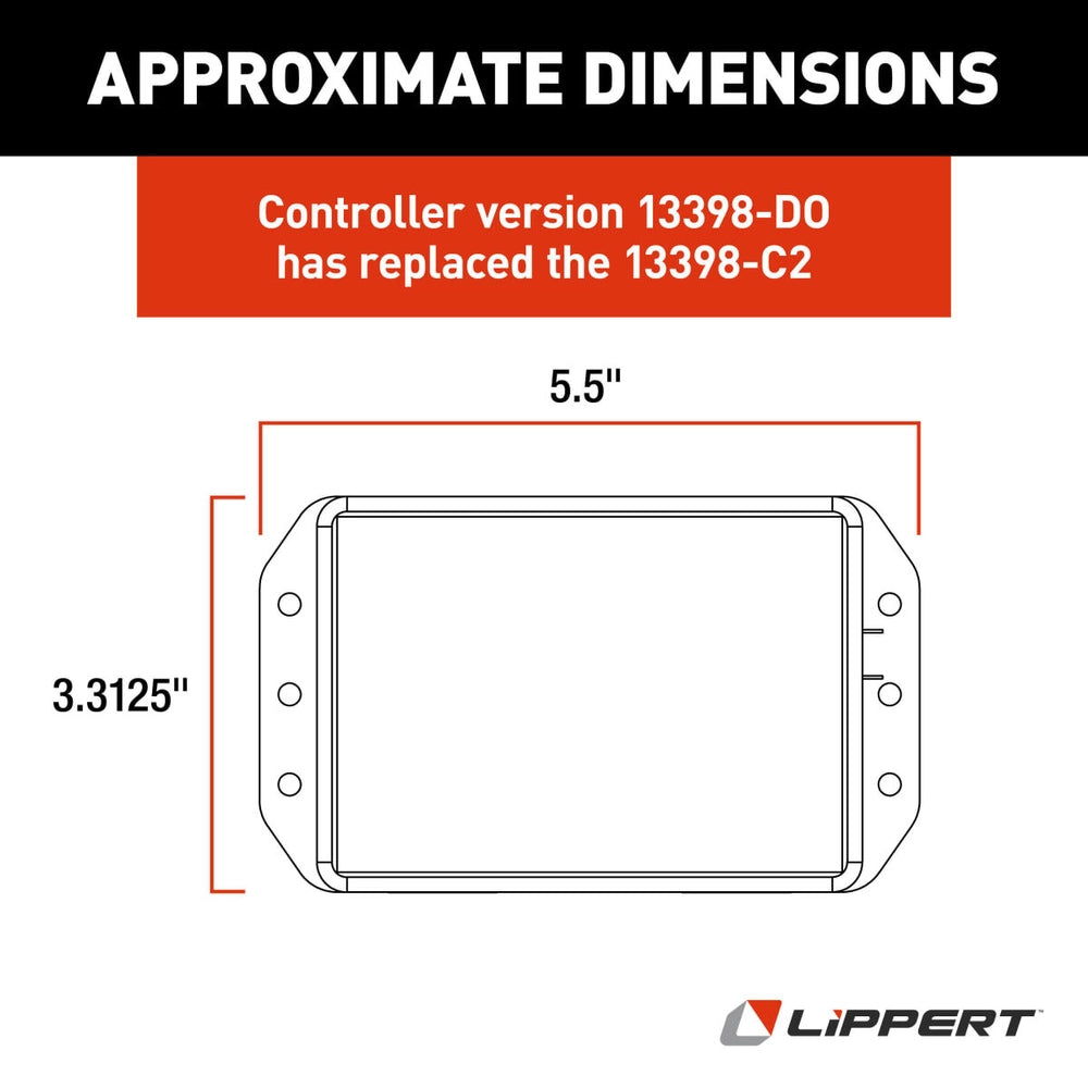 Lippert V-Sync II In-Wall Slide-Out Controller | 13398-D0 | OEM