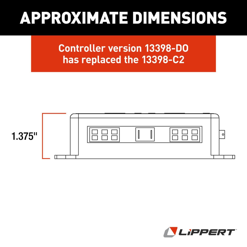 Lippert V-Sync II In-Wall Slide-Out Controller | 13398-D0 | OEM