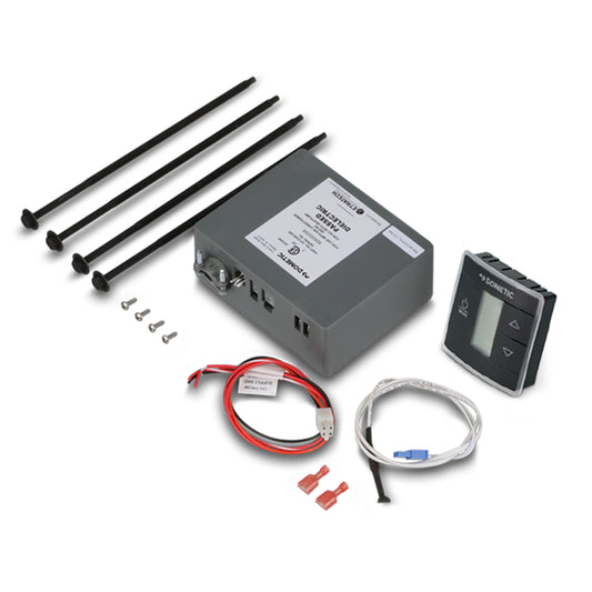 Dometic™ 3316234.716 Single Zone CT T-Stat w/ Control Board Kit (Cool/Furnace/Heat Pump) - Black