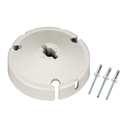 Dometic™ 3316605-B OEM RV 9200 Awning Roller Tube R/H End Cap - White