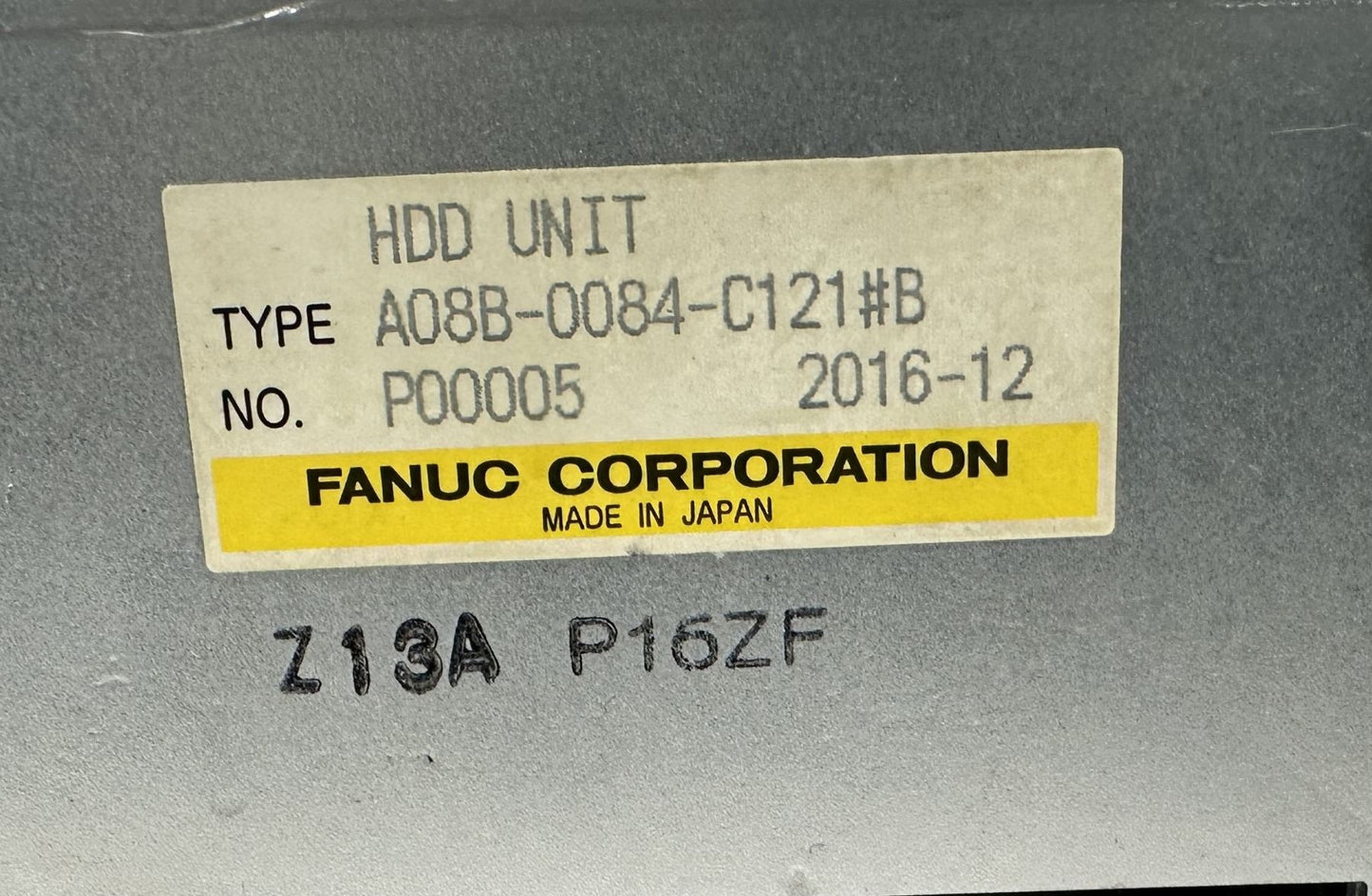 FANUC A08B-0084-D432 UNIT WITH A13B-0196-B412 PANEL A08B-0084-C121 B HDD