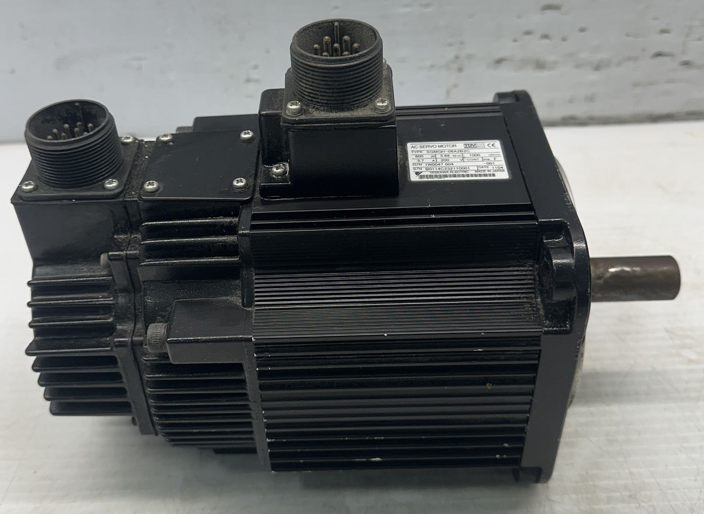 Yaskawa #SGMGH-06A2B2C AC Servo Motor