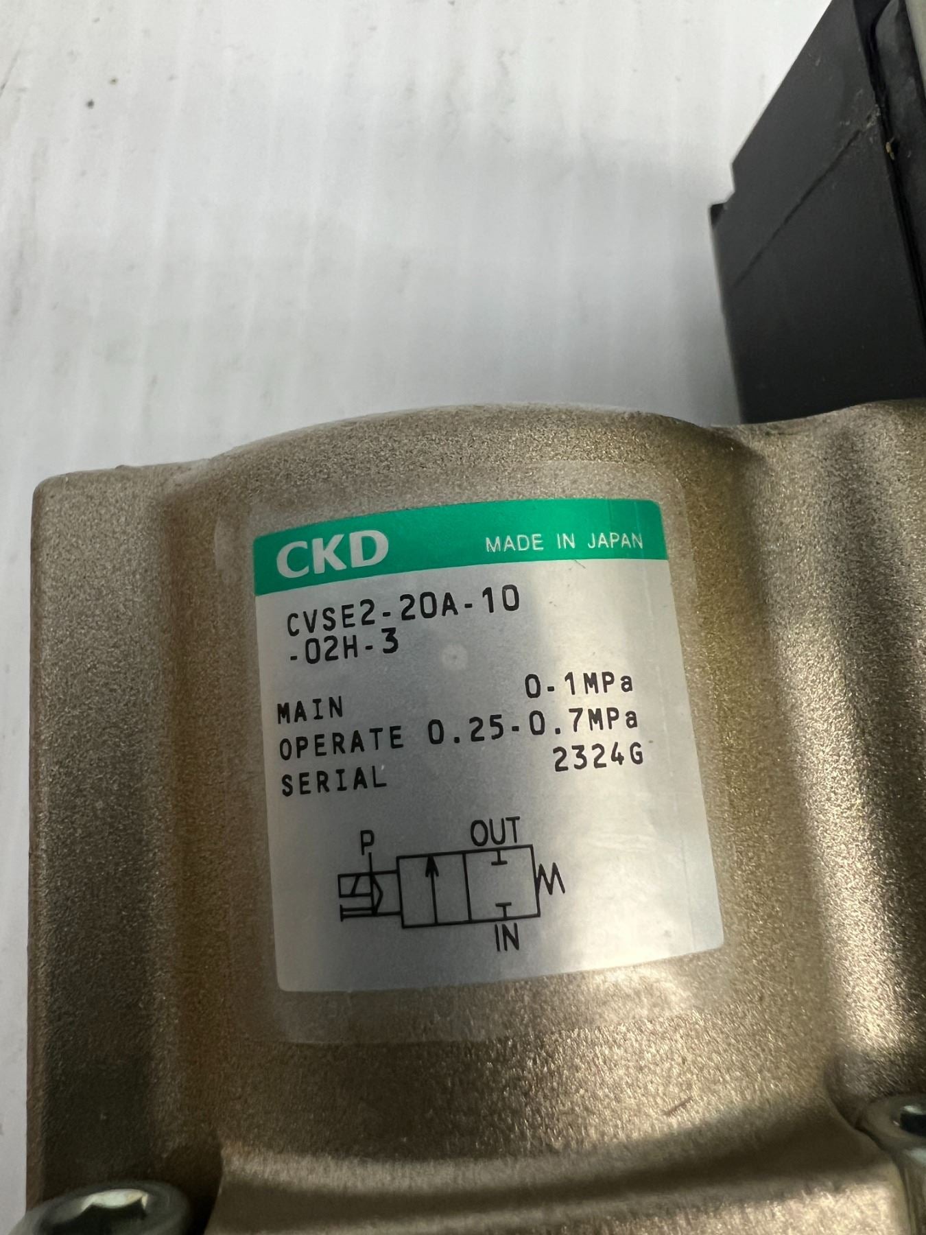 CKD Coolant Valve CVSE2-20A-10-02H-3 DC24V NEW NIB Japan