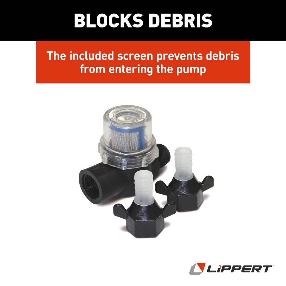 Lippert Flow Max RV Water Pump | 689052 | 12V | 3.0 GPM