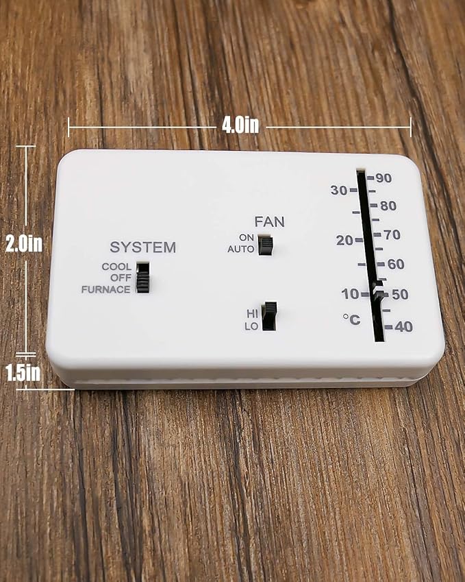 RV Analog Thermostat - for Dometic Cool Only/Furnace Only - 3106995.032