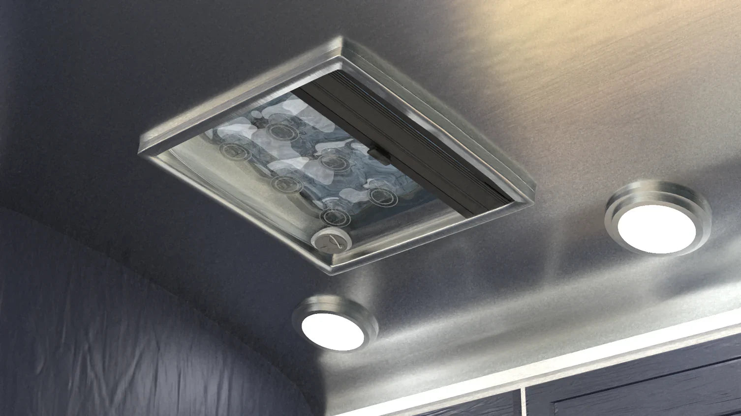 AIRSKIRTS AirLight inflatable RV skylight insulator