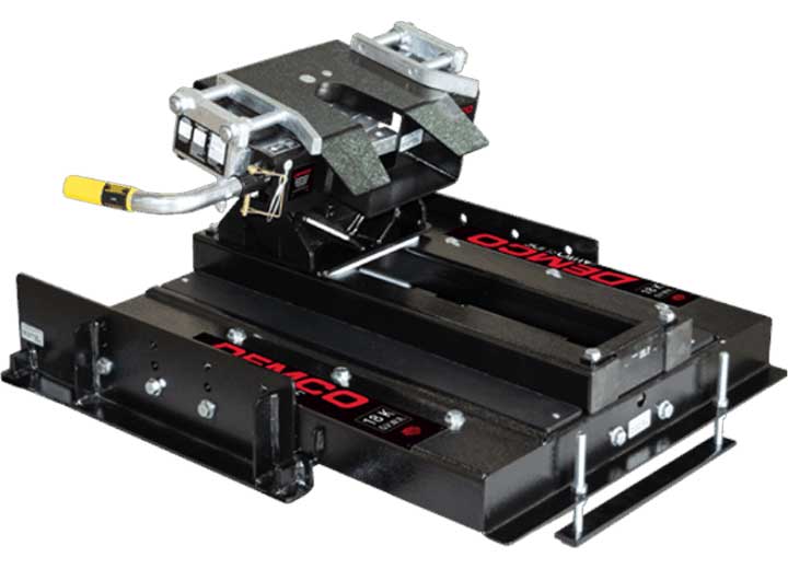 Demco Autoslide 5th Wheel Trailer Hitch w/ Slider - Single Jaw - Above Bed - 18,000 lbs 8550034