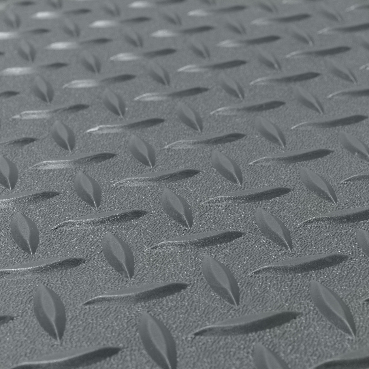 8' Diamond Pattern Non-Slip RV Flooring Gray