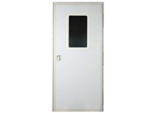 AP Products 015-217717 Square RV Entry Door 26" x 72" RH-PW White