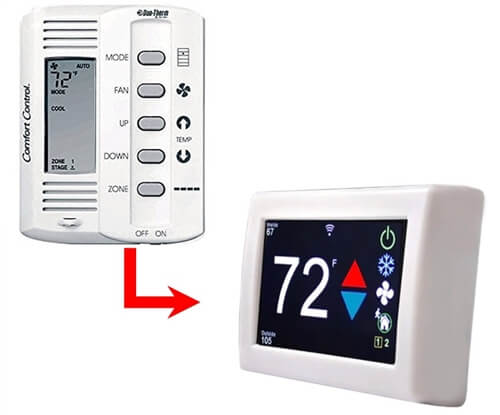 Micro-Air EasyTouch RV 357 Smart Thermostat ASY-357-X02 White CCC