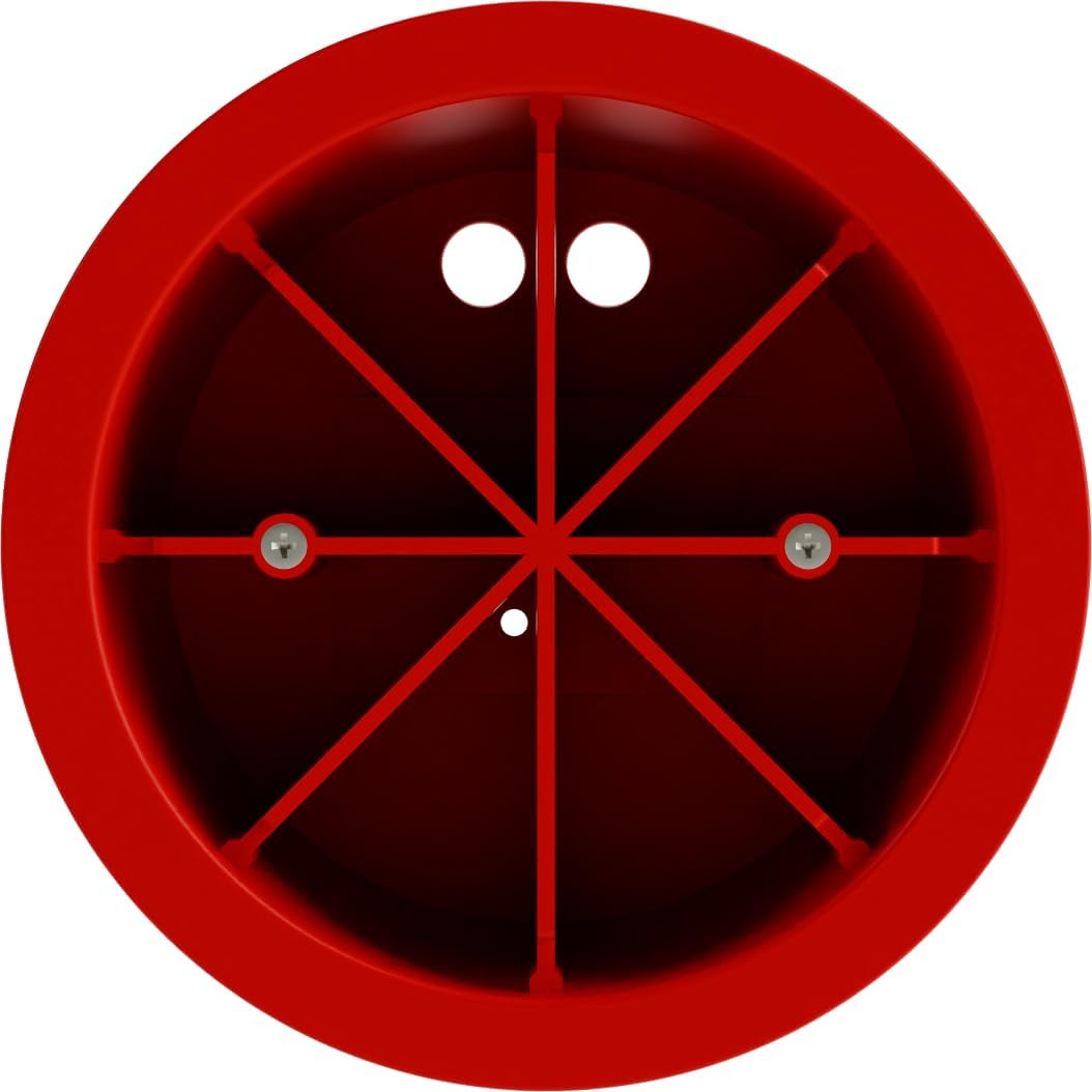 Andersen 3684 4-inch magnetic trailer jack block, red