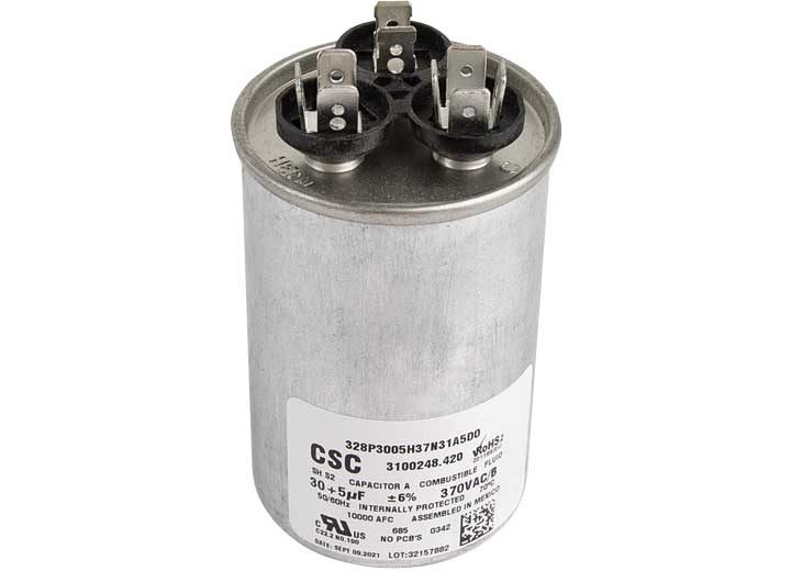 Dometic™ Duo-Therm 3313107.027 Air Conditioner Motor Run Capacitor 30/5 MFD