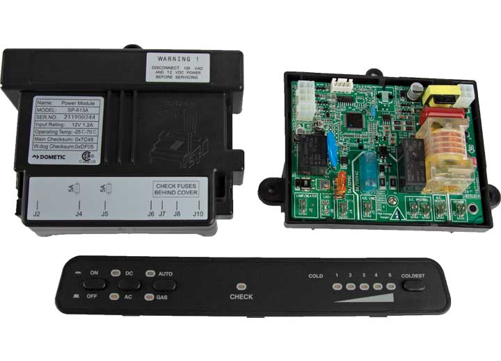 Dometic | Refrigerator Control Interface w/ Power Control Module | 3316995.900 | 3-Way Kit | Black