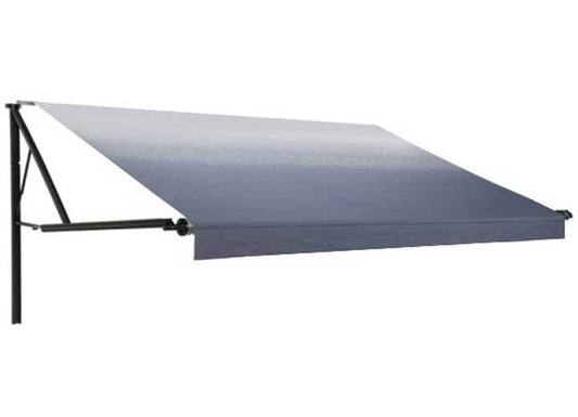 Dometic 21' X 8' AZURE FADE 9100 VINYL POWER PATIO AWNING W/POLAR WHITE COVER 915NT21.000B