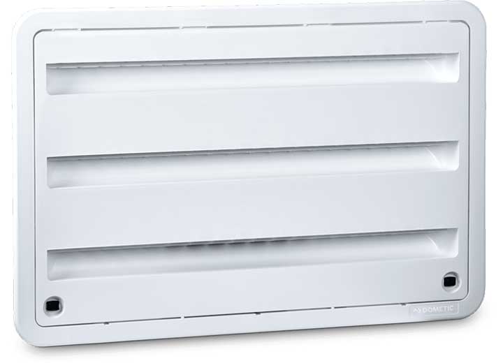 Dometic 24" Plastic Polar White Refrigerator Lower Sidewall Vent