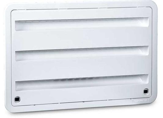 Dometic 24" Plastic Polar White Refrigerator Lower Sidewall Vent
