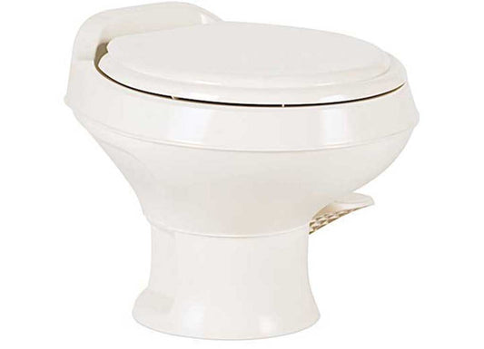 Dometic 411 Low Profile RV Toilet | 9610008262 | Bone | Porcelain