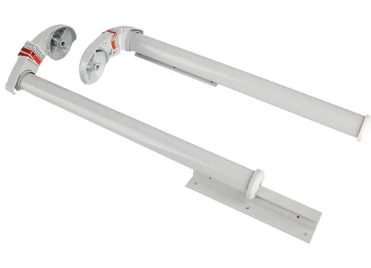 Dometic 9800018.402B Slide Topper Short 90 Degree Brackets - Polar White