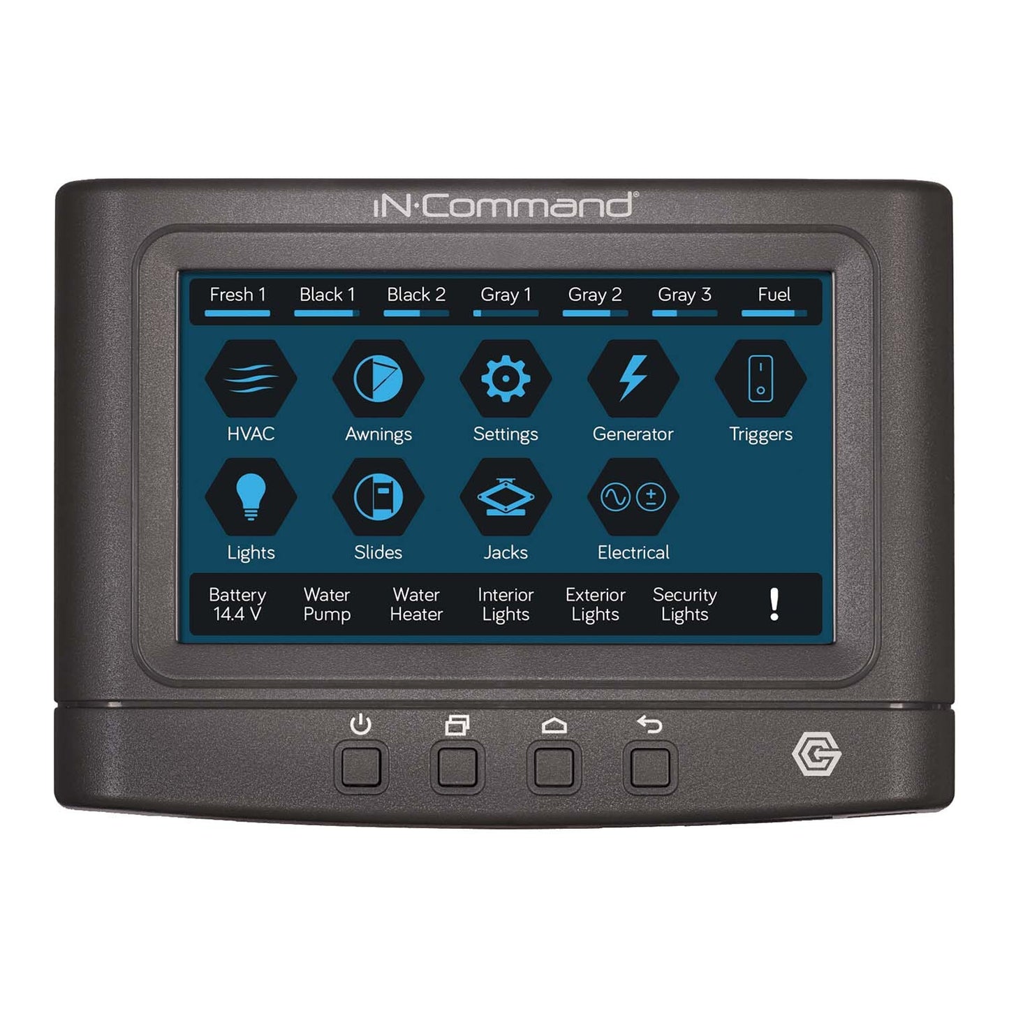ASA In-Command Display Monitor | NCSP35DC | 4.3" | 12V DC