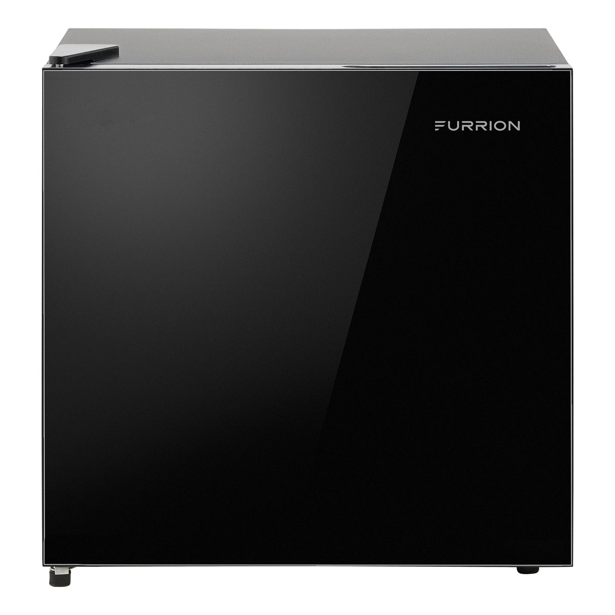 Furrion 12V 1.6 cu ft Left-Hinge Refrigerator & Freezer - Black Glass FCR02DCGTA-BG-LHH