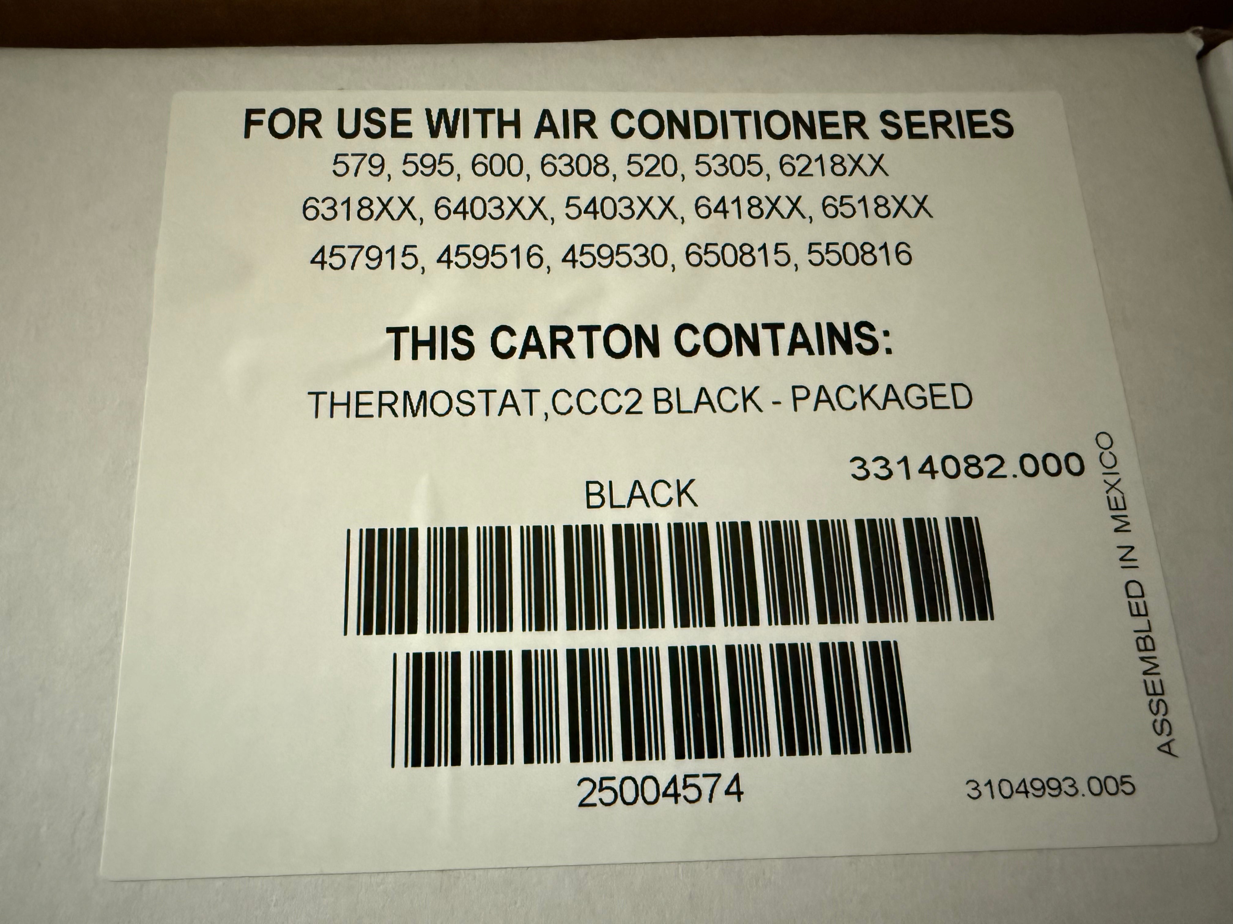 Dometic CCC2 Thermostat 10-Button Black | Discontinued | 4-Zone