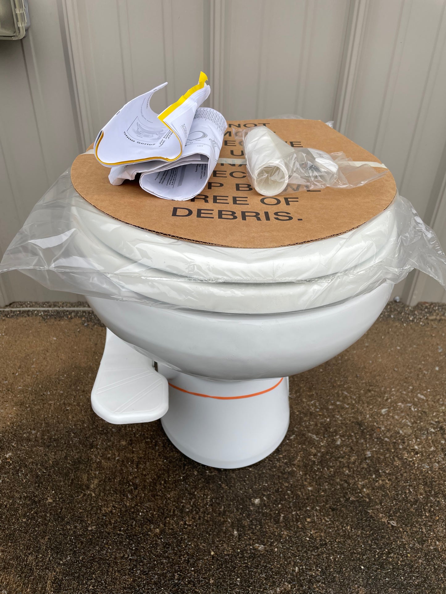 Dometic Sealand 5008 (5000 Series) VacuFlush White Toilet - Marine