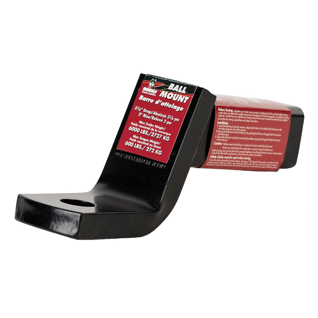 Husky Towing Fixed Ball Mount | 1-1/4", 2" or 2-1/2" Receiver | 13