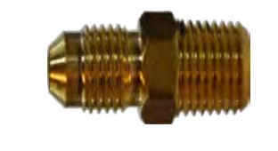 Anderson LF 7408 Brass 45° Flare Male Connector | 3/8" Flare | 3 Sizes