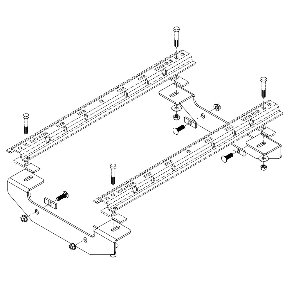 Demco Premier Series 5th Wheel Base Rail & Bracket Kit | 9 Options