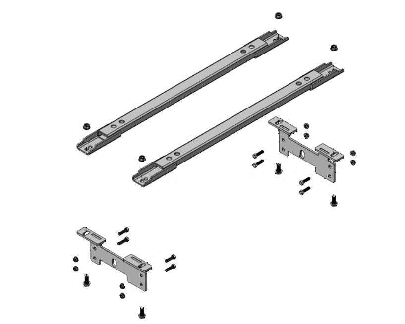Demco UMS Under-Mount 5th Wheel Base Rail & Bracket Kit | 8 Options