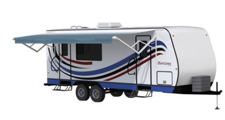 Carefree Longitude 12V Electric Patio Awning | Black/Gray | 4 Sizes