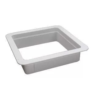Hengs RV Roof Vent Trim Ring Garnish | 14x14 White | 1-1/8" to 5" Leg